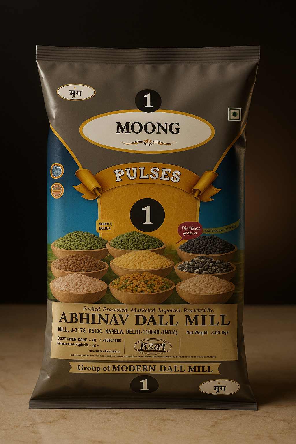 Moong Dall – Grade 1